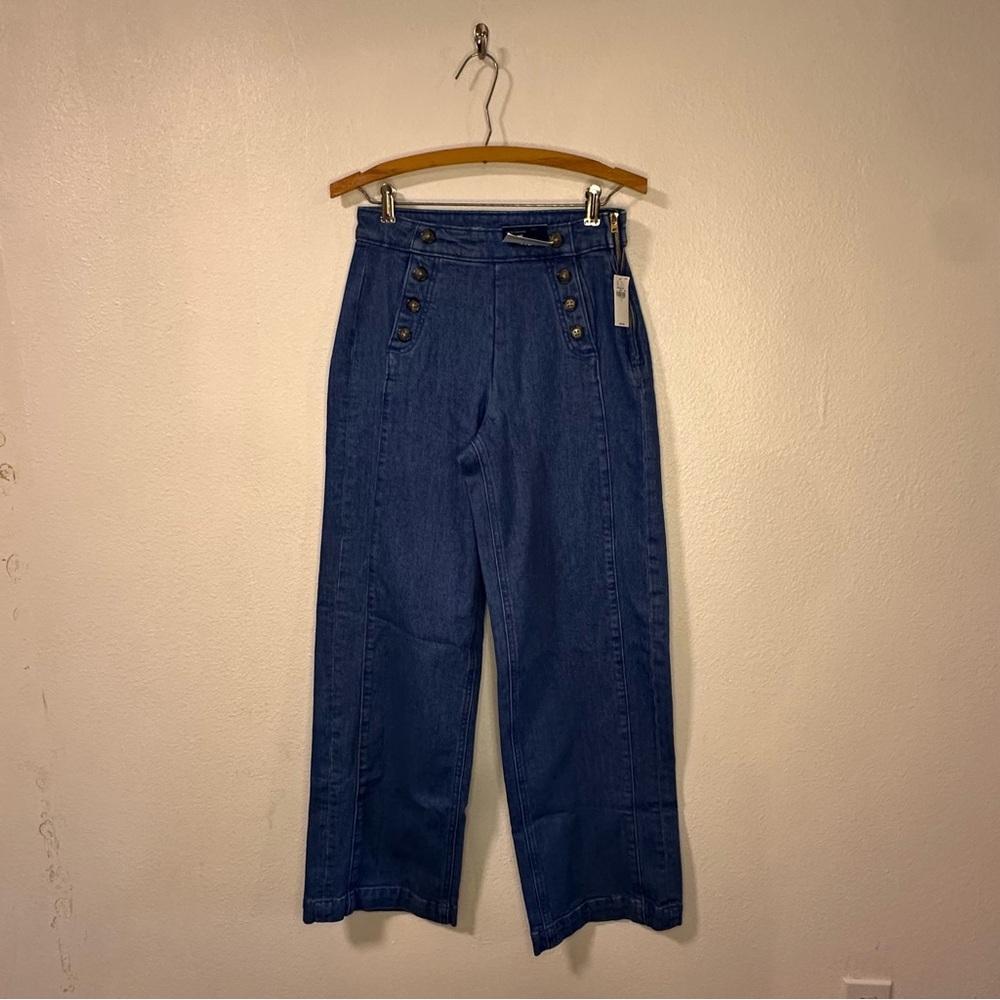 Old Navy Sky-Hi Wide Leg Mariner Jeans